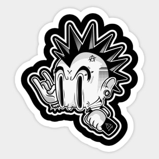 Punk cartoon Sticker